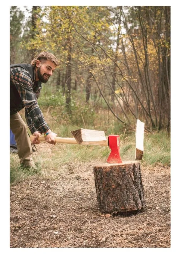 WOOD HANDLE AXE  LONG - APPROX